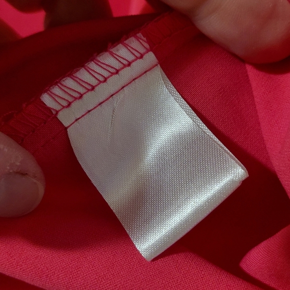 Pink Dress with Ruffle Sleeves - Picture 10 of 10